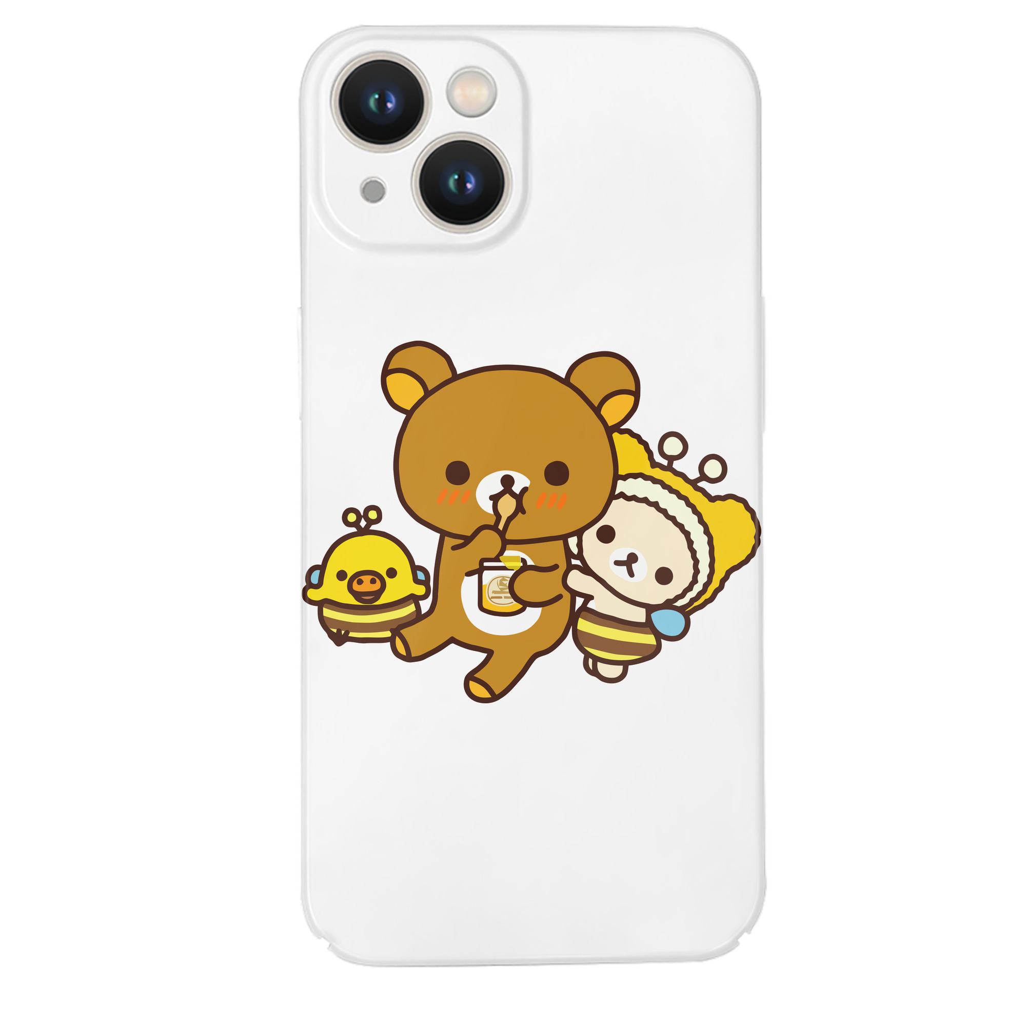 （画像用） リラックマ リラックマ キイロイトリ Rilakkuma Korilakkuma Kiiroitori 【iPhone 14シリーズ対応】ハードケース
